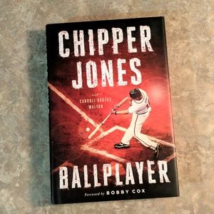 Chipper Jones Ballplayer Book Forward by Bobby Cox NWT